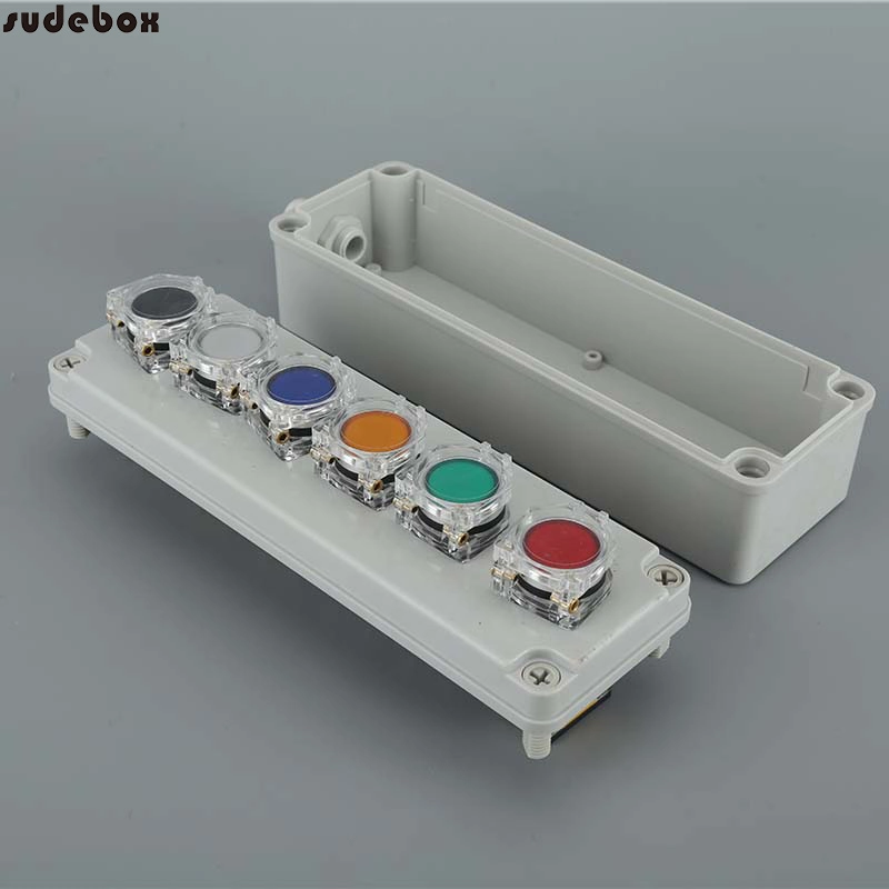 Caja de conexiones resistente al agua de la caja de interruptores de control de sujeción industrial