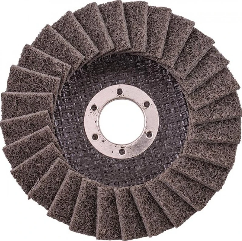 115*22 Non-Woven Flap Disc as Abrasives Tooling for Metal Stainless Steel Fine Polishing