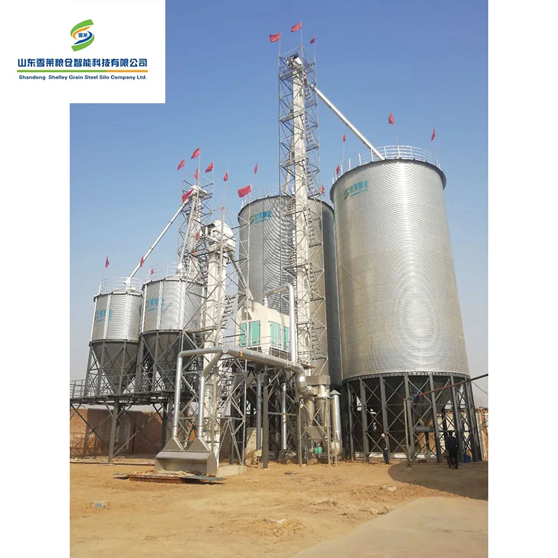 100t Poultry Feed Silo Farm Grain Corn Wheat Storage Steel Silos for Sale