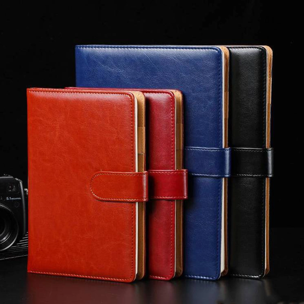 Cc_Pn009 Premium Corporate Gifts Stationery Loose-Leaf Weekly Leather Journal Travel Notebook Planner