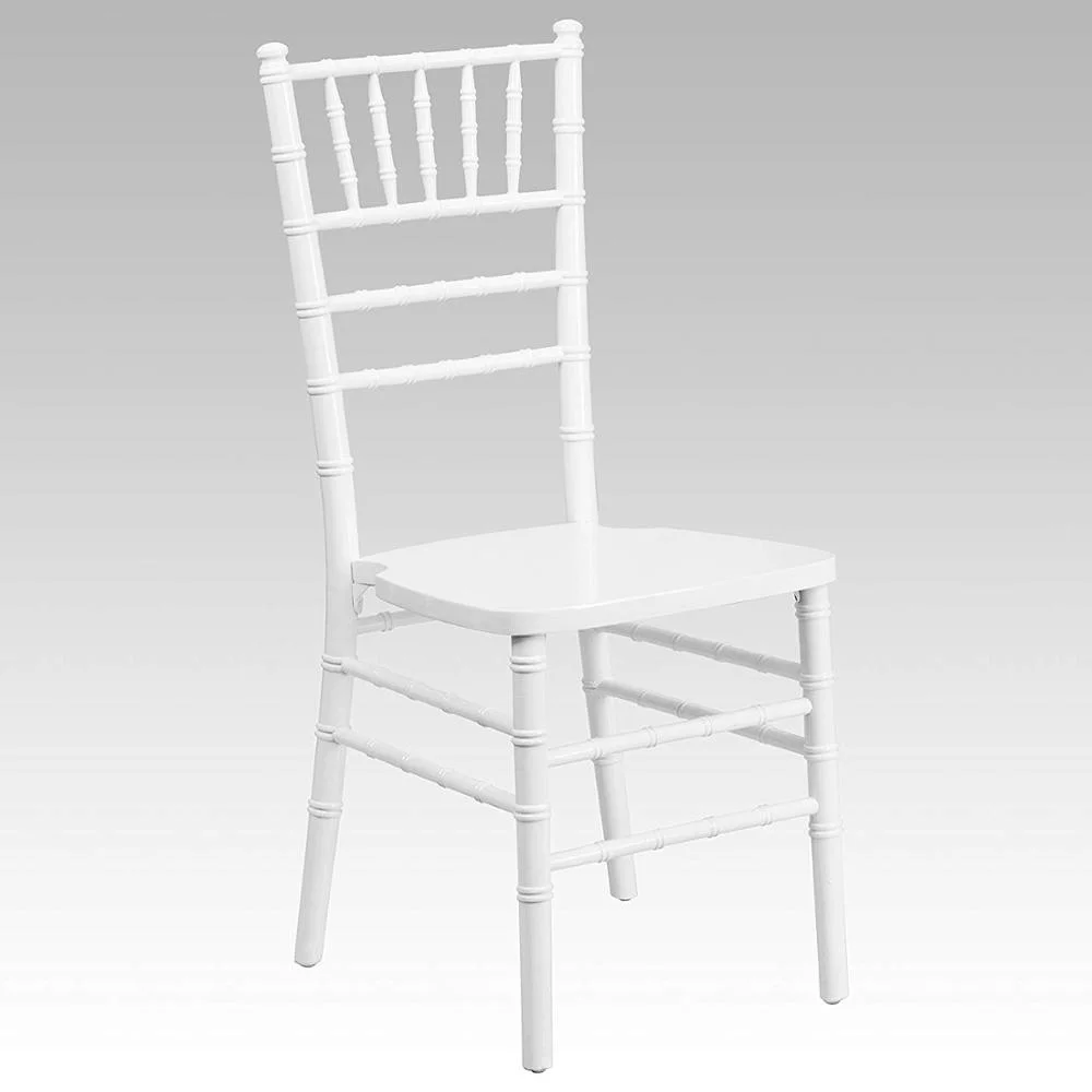 Großhandel/Lieferant Aluminium Weiß Wash Hochzeit Chiavari Tiffany Stühle Deckt