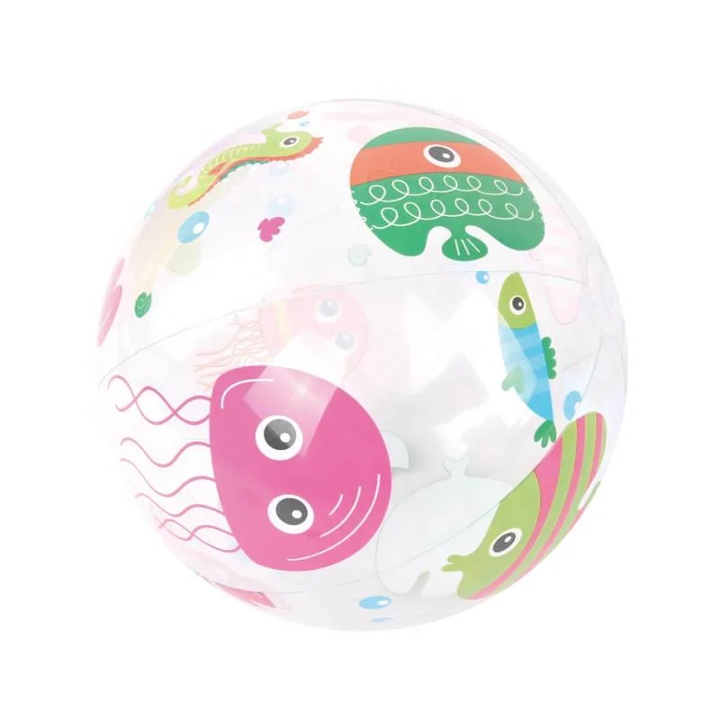 Promoción Clear PVC inflable Beach Ball