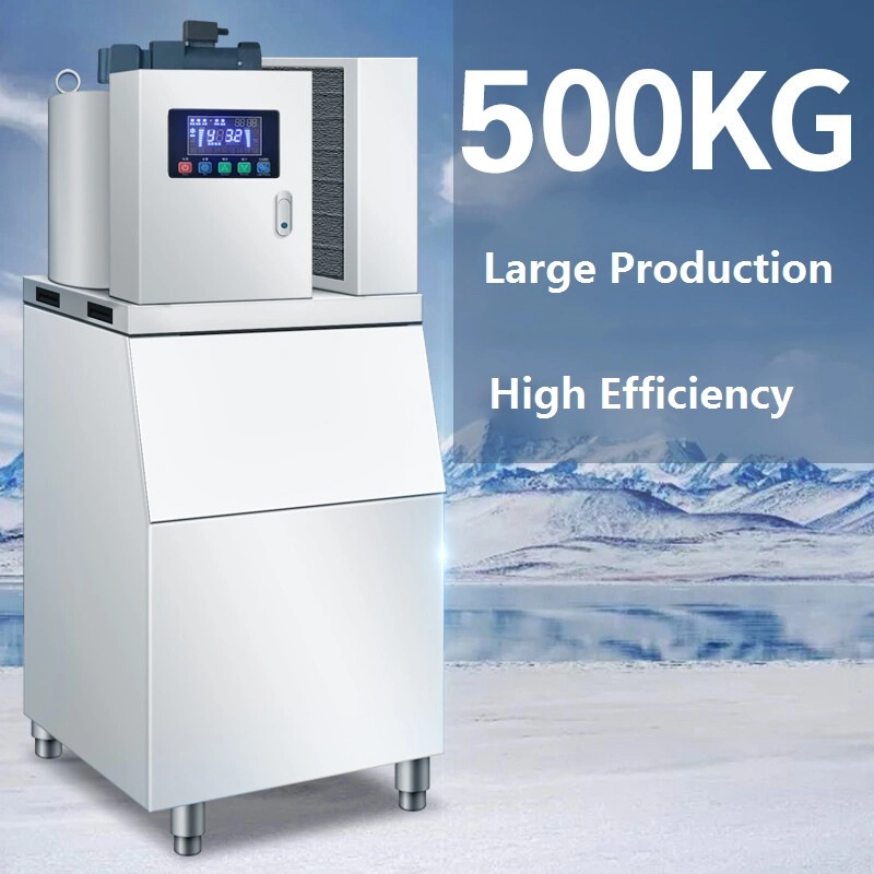 500kg Meat Fruits Ice Maker Flake Ice Making Machine for Preservation