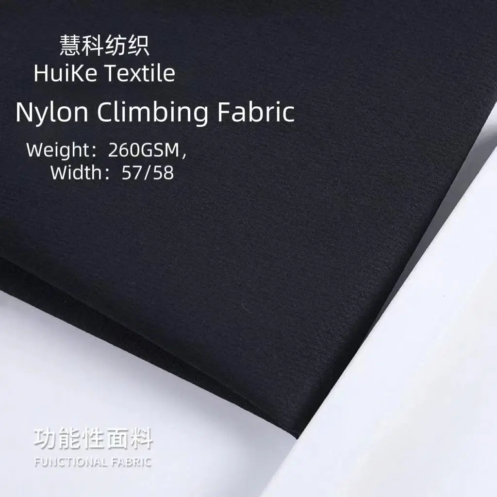 High Quality 320d 90%N 10%Sp Fabric Woven Twill Stretch Outdoor3 Sportswear Mountain Climbing Clothing 57/58"