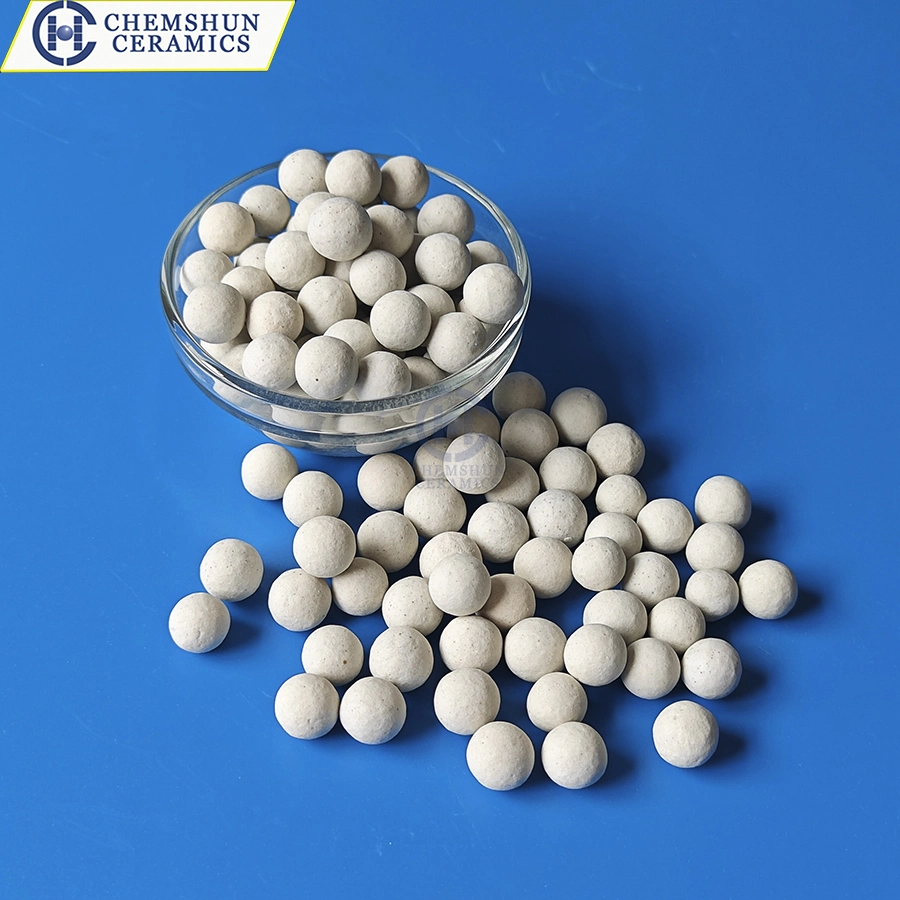 Customized Support Media Inert Ceramic Ball High Density Alumina Porcelain Ball