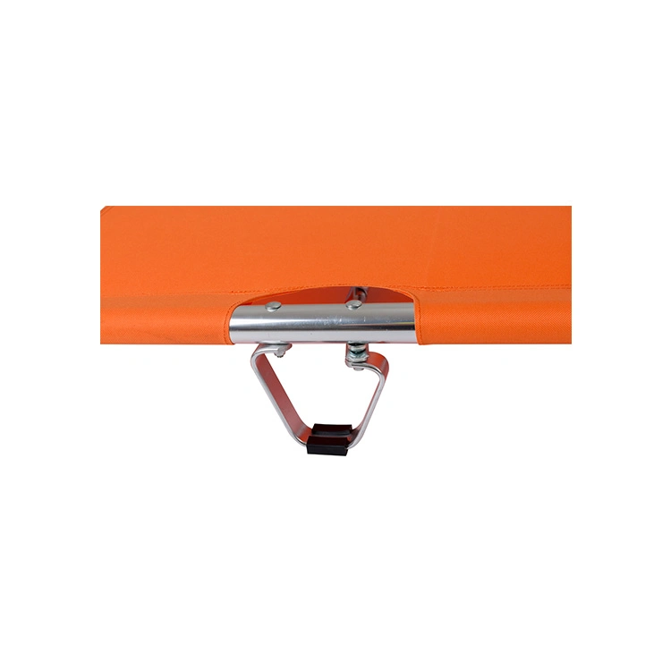 Emergency Rescue Two-Fold Stretcher with Feet Medical Ambulance Aluminum Alloy Stretcher Manufacture in China CE/ISO13485