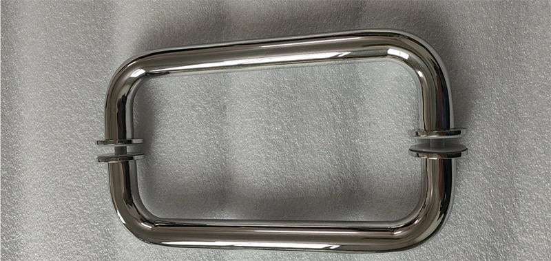 OEM Mirror Finish 316-Stainless-Steel Tower Bar Glass Door Handle for Shower Enclosure