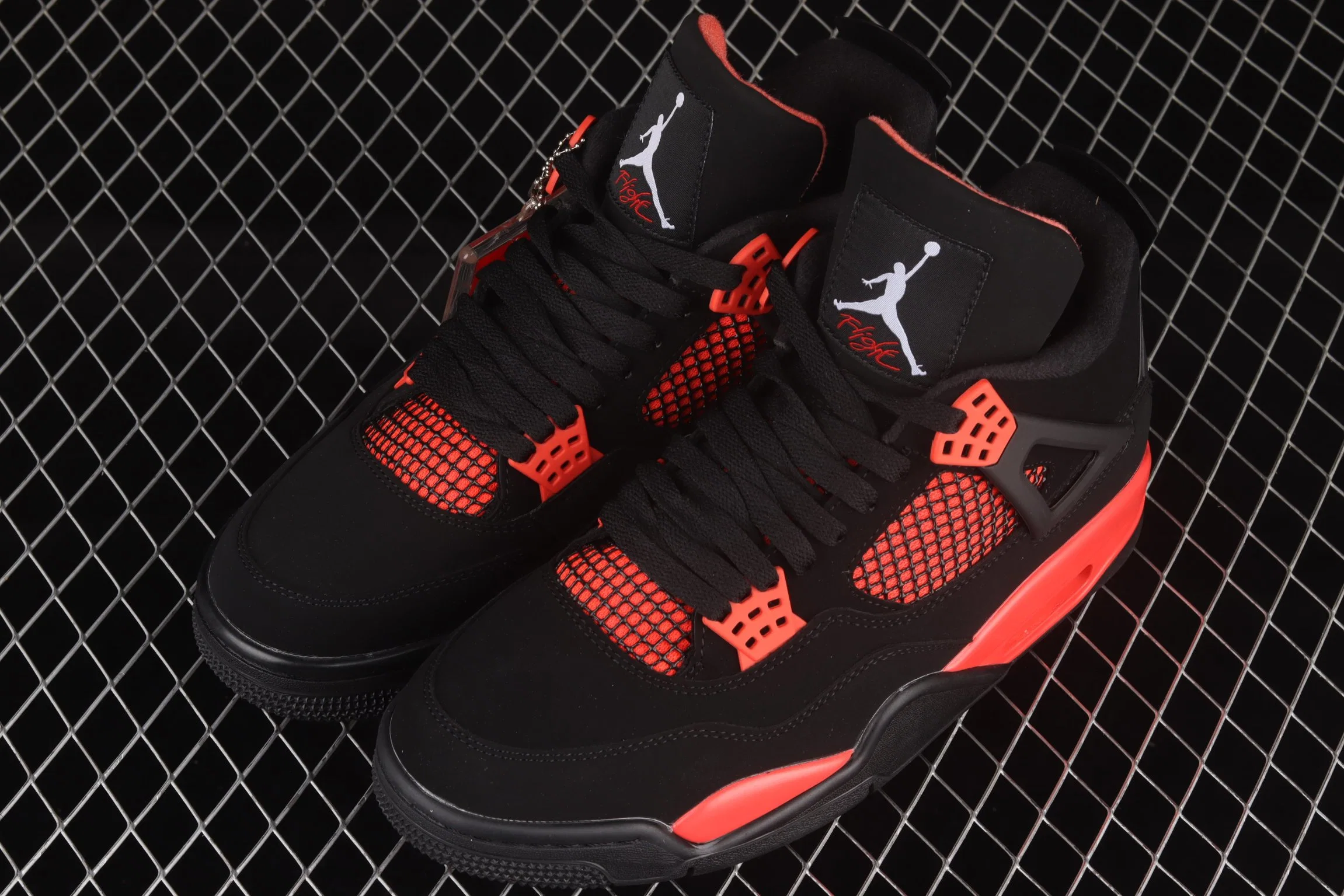 Nike Air Jordan 4 Retro " Red Thunder " chaussures de basket-ball