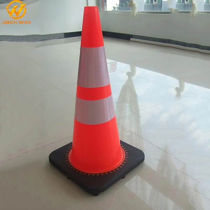 Manufacturer 70 Cm 90cm Flexible PVC Safety Traffic Cone Road Cone