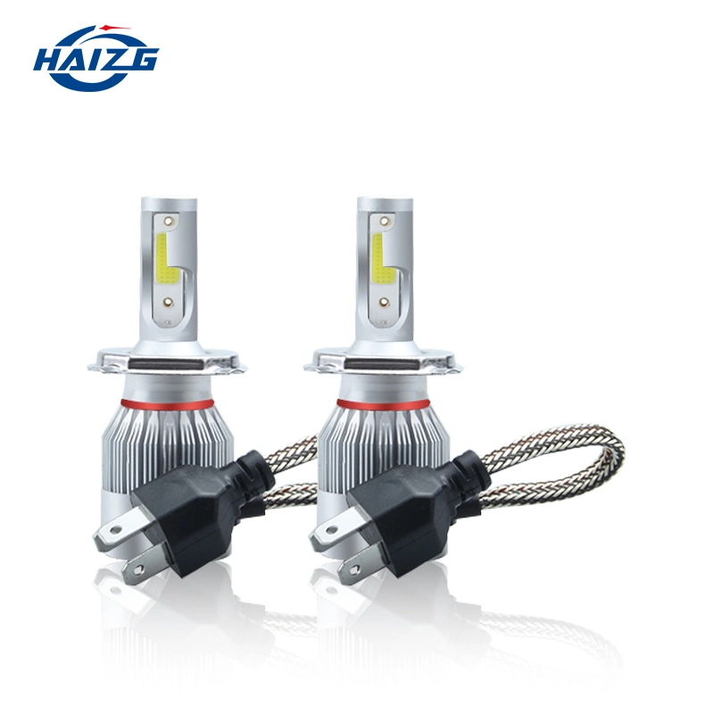 Mayorista/Proveedor Hazig LED C6 alquiler de faros LED luces Kit de H7 H11 9005 H4 72W 8000LM Coche bombillas LED 6000K Bombillo Luz LED de 12 V Faros antiniebla faros de automóviles C6 H4