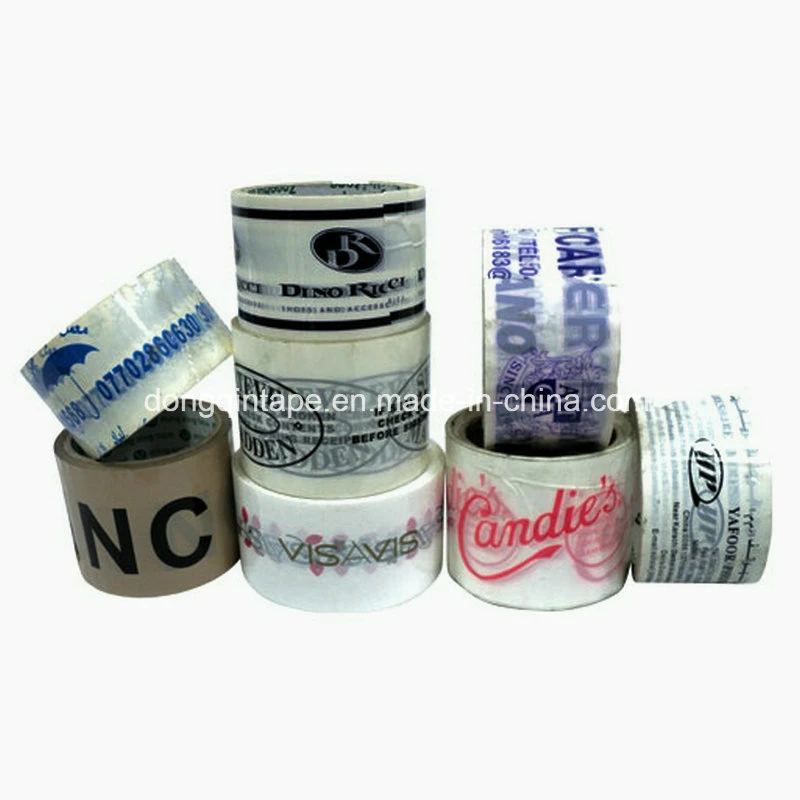 Single Sided Adhesive Brown Color No Bubble OPP Packing Tape