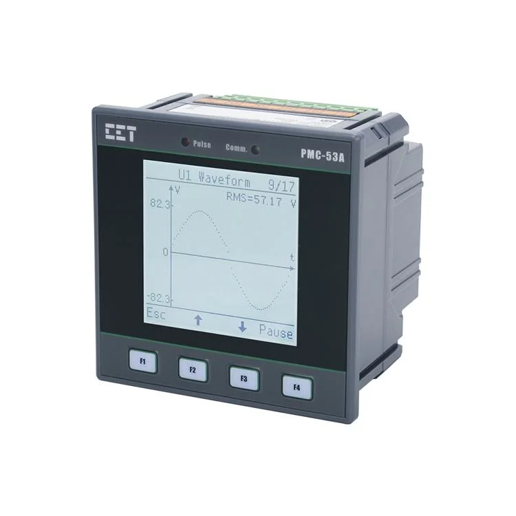 PMC-53A DIN96 Class 0.5S Three-Phase Multifunction Meter for Voltage Power Measurement Optional 1 Analog Output