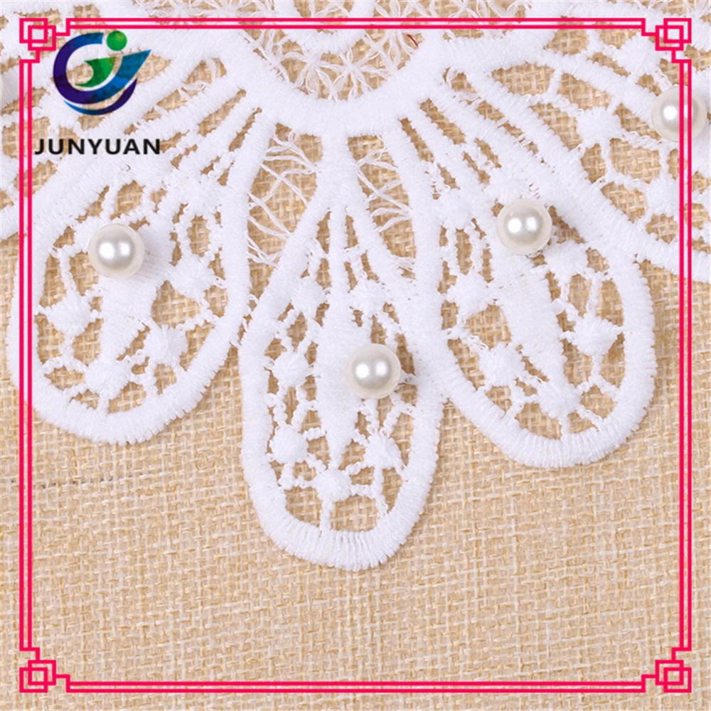 Crochet Bulk Floral White Neck Line Collar Lace