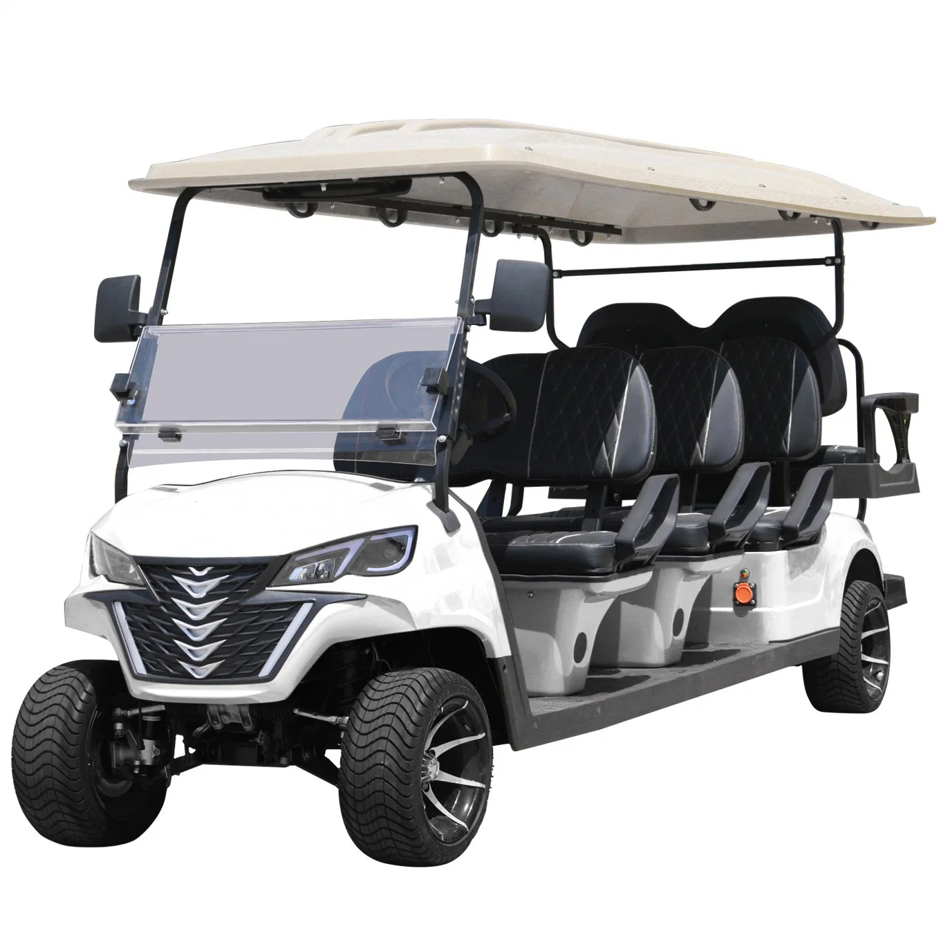 Hochleistungs-Lithium-Batterie Schmiede G6+2 Kundenspezifische elektrische Golfwagen Golfwagen