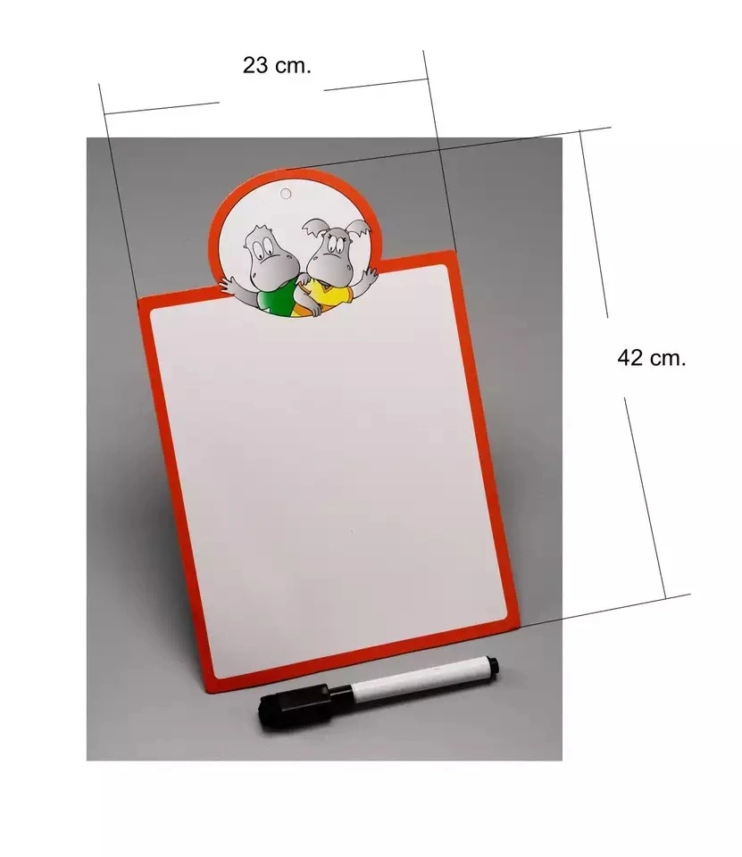 Kundenspezifischer Schreibbrett Magnet Papier Kühlschrankmagnet mit Stift