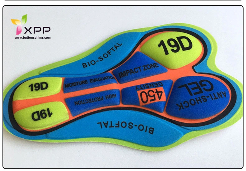 3D de Manufactura China Ciclismo Pantalones Pad con gel