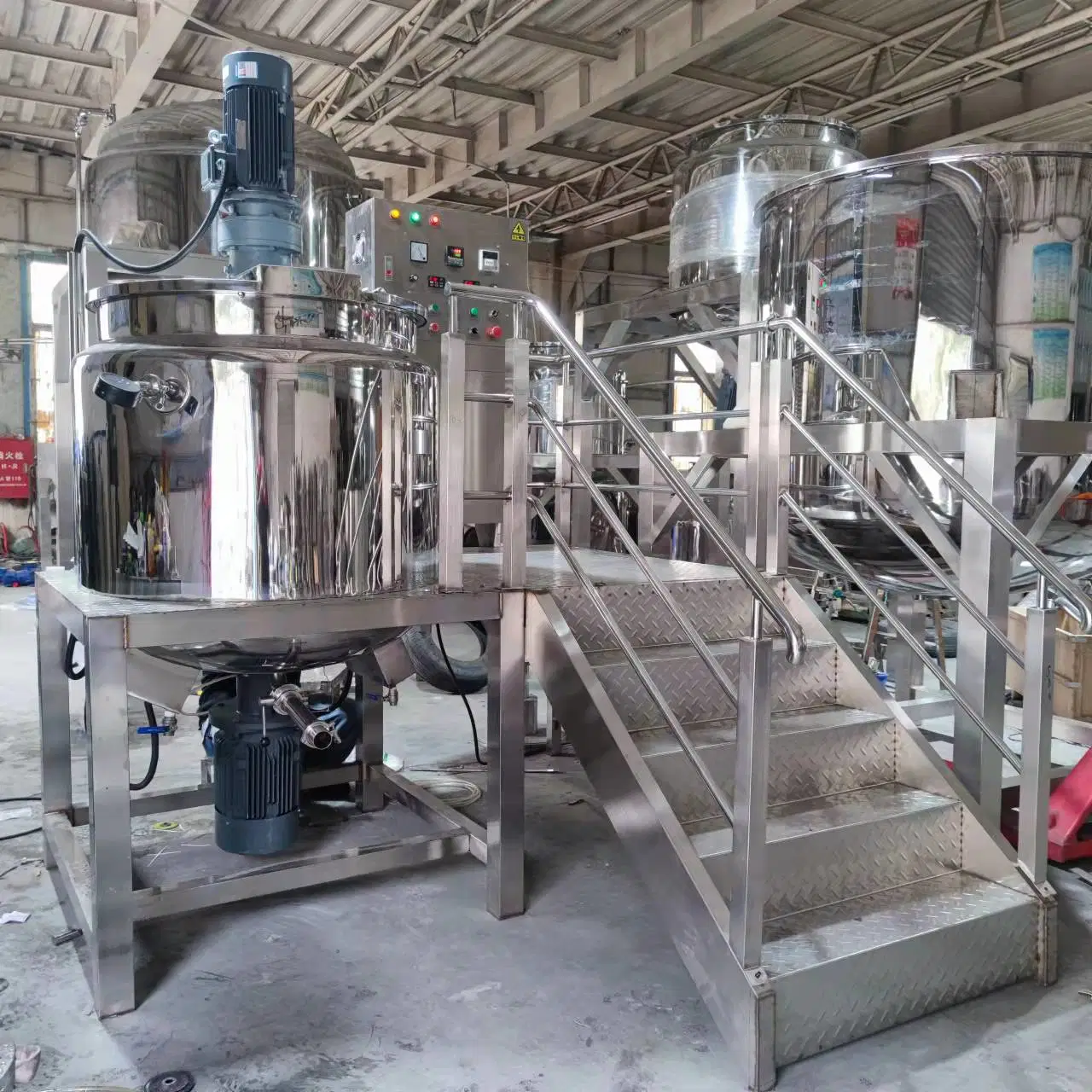 High Safety Level Chemical Mixing Equipment Homogenizer Mixer Liquid Soap Reactor