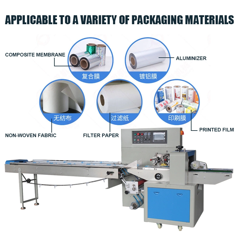 Automatic Flow Ice Cream Bar Packaging Machine Ice Lolly Stick Ice Popsicle Pillow Packaging Machine