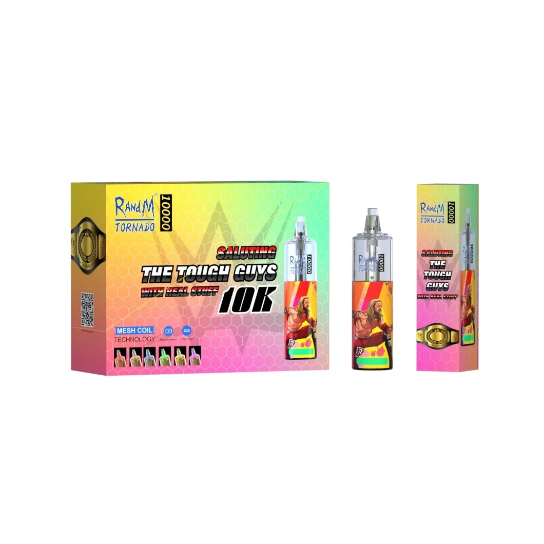 E-Cigarette Randm Tornado 10000 Puffs 20ml Liquid 12 Flavors Disposable Vape Mesh Coil Vaporizer