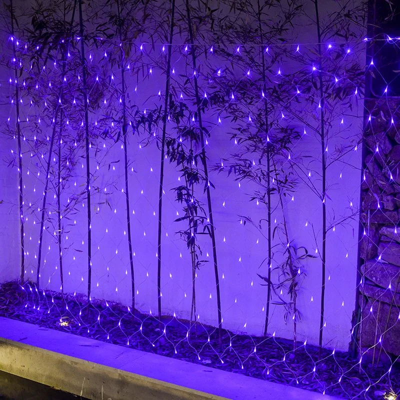 LED Light String Net Light Outdoor Rainproof Pure Copper Fishnet Light Full of Stars Lights Christmas Day Decoration Fairy Lights
