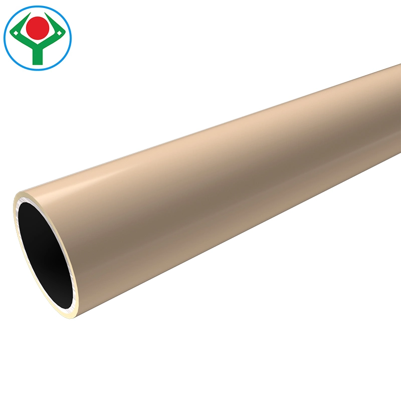 Yusi Customized Pipe Fittings Beige ABS Coated Steel Pipe for Lean Production Line