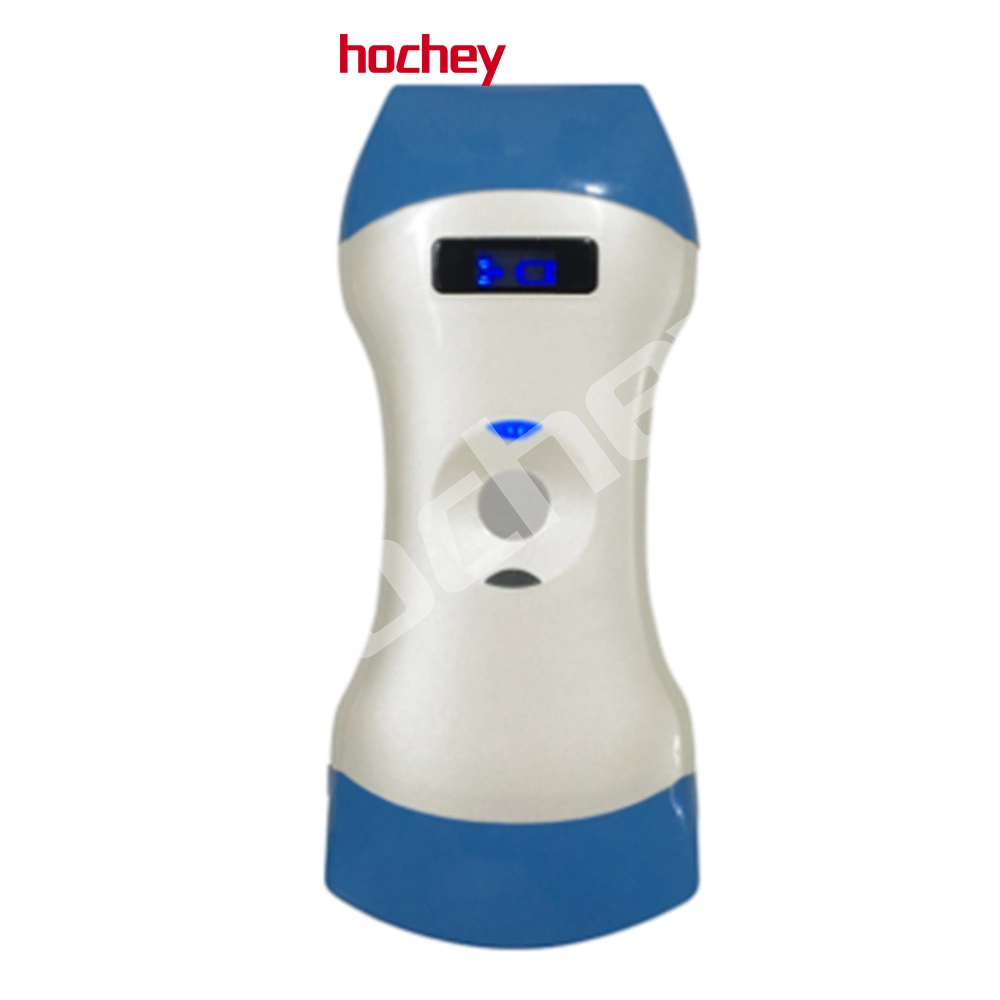 Hochey Medical más reciente Ultrasound 128 Element Wireless Doble Head Mini WiFi Color Doppler