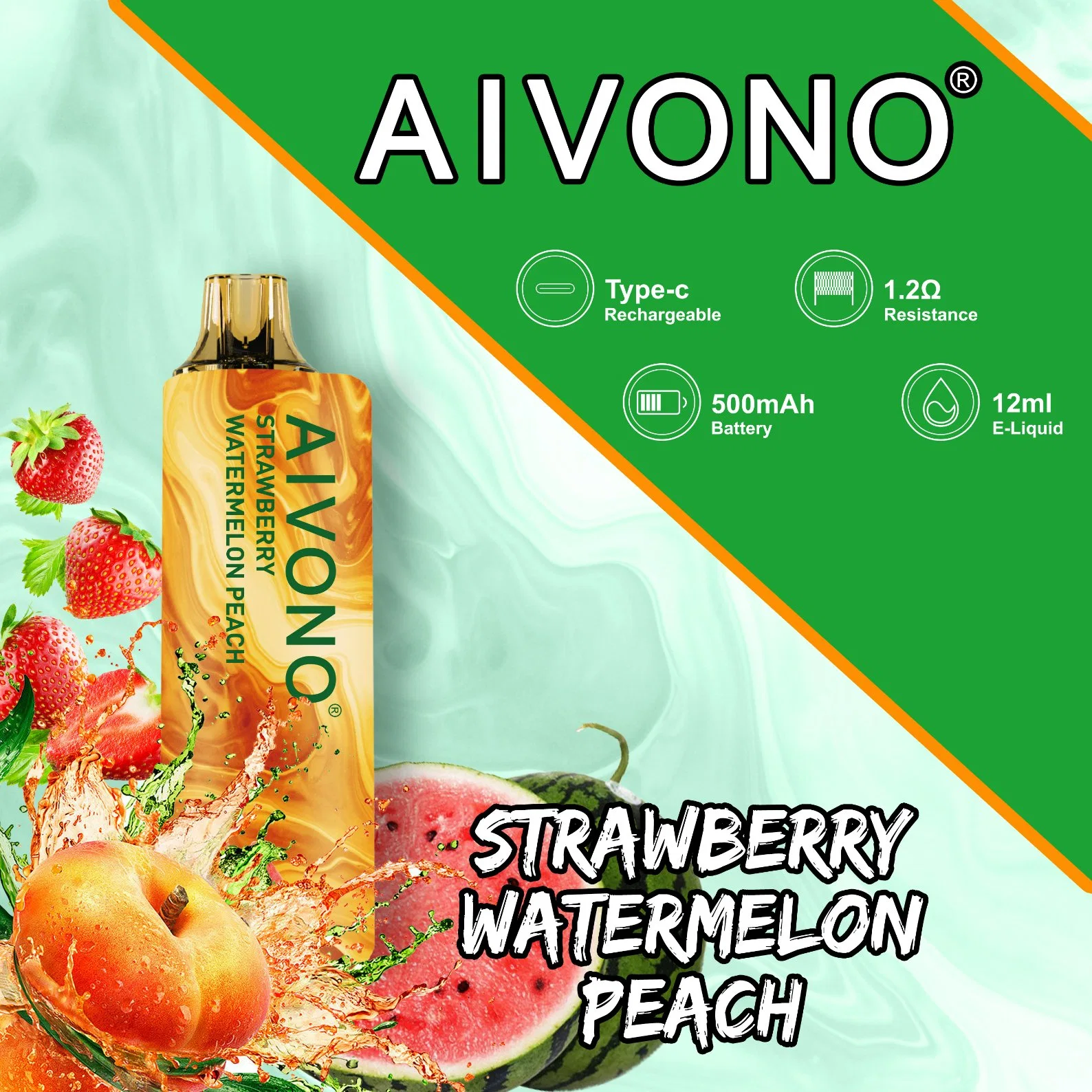 Electronic Cigarette Factory Wholesale/Supplier Direct Wholesale/Supplier Aivono 12ml 7000puffs Disposable/Chargeable Electronic Ecigarette Vape Pen