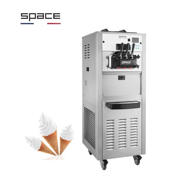 Machine à crème glacée molle SPACE Machine à yaourt glacé avec ETL CE