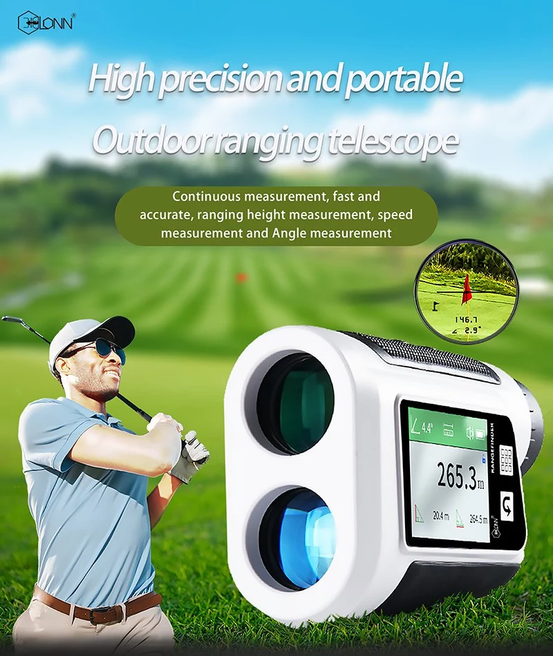 Widely Popular Used in Golf Touring Hiking Transmissive LCD Golf Rangefinder