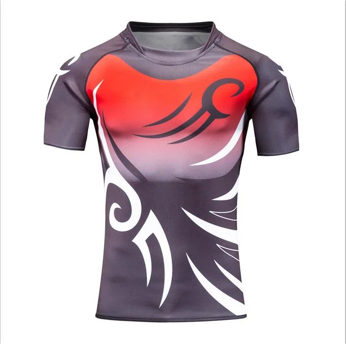 Short Sleeve Custom Design Sublimation Printing Rugby Football League Jersey Uniform Wear