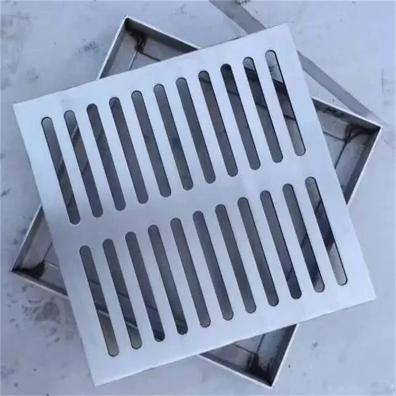 Metal Channel Grating Heavy Duty Stainless Steel Manhole Cover 304 316 Sewage Cover Grating Ditch Cover Steel Manhole Cover