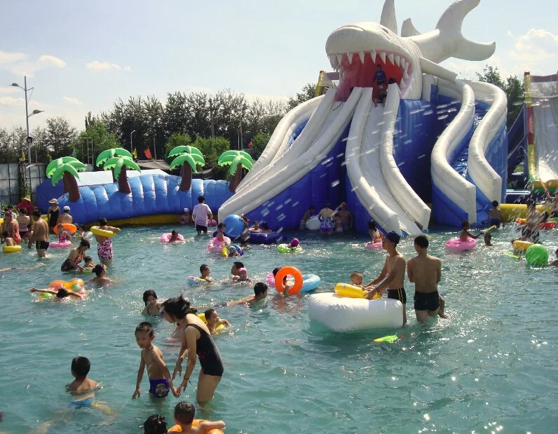 New Mobile Inflatable Water Park with Inflatable Water Slide