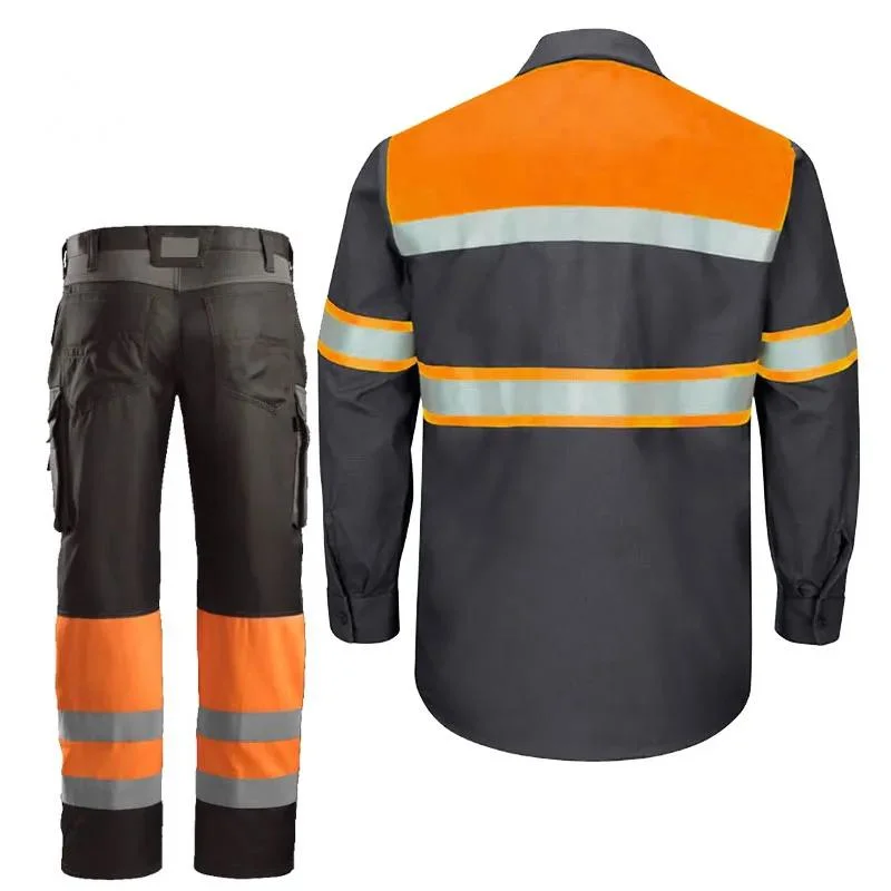 Top Best Quality Good Price Reflective Work Jacket and Pant High Visibility Workwear Uniform