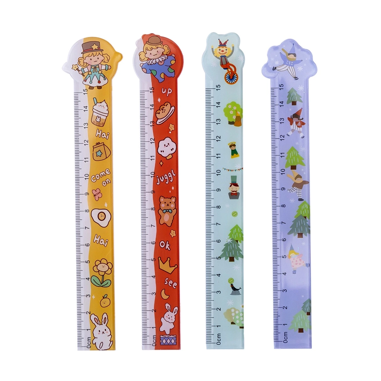 Wholesale/Supplier Small Fresh Cartoon Cute Students Draw Straight Ruler for Students