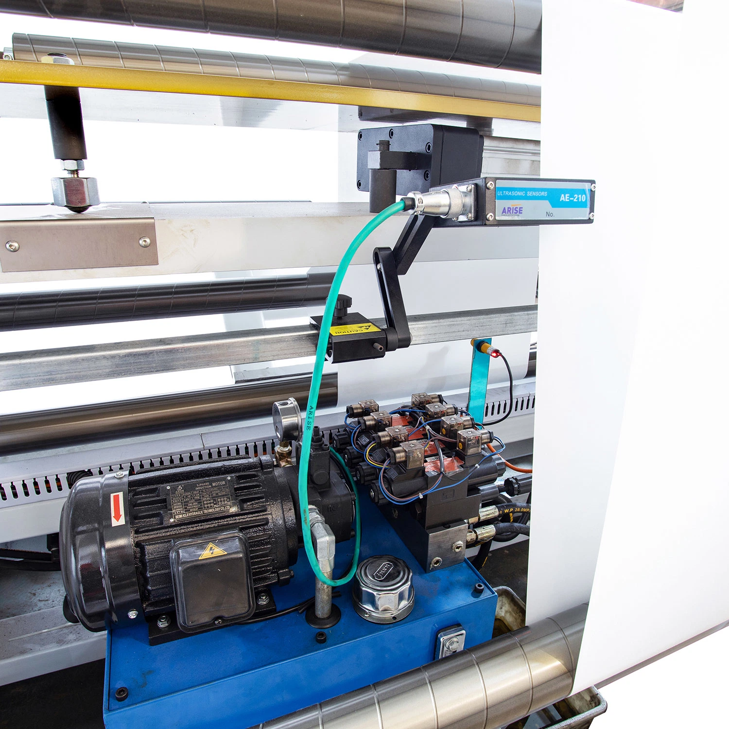 High Precision Flexo Label Printing Belt Driving Pneumatic Lifting System