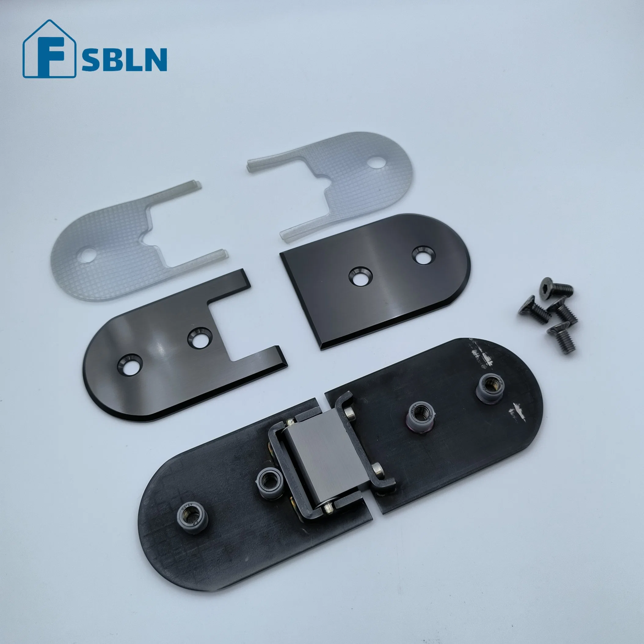 180 Degree Glass Door Hinge Set with Durable Hardware