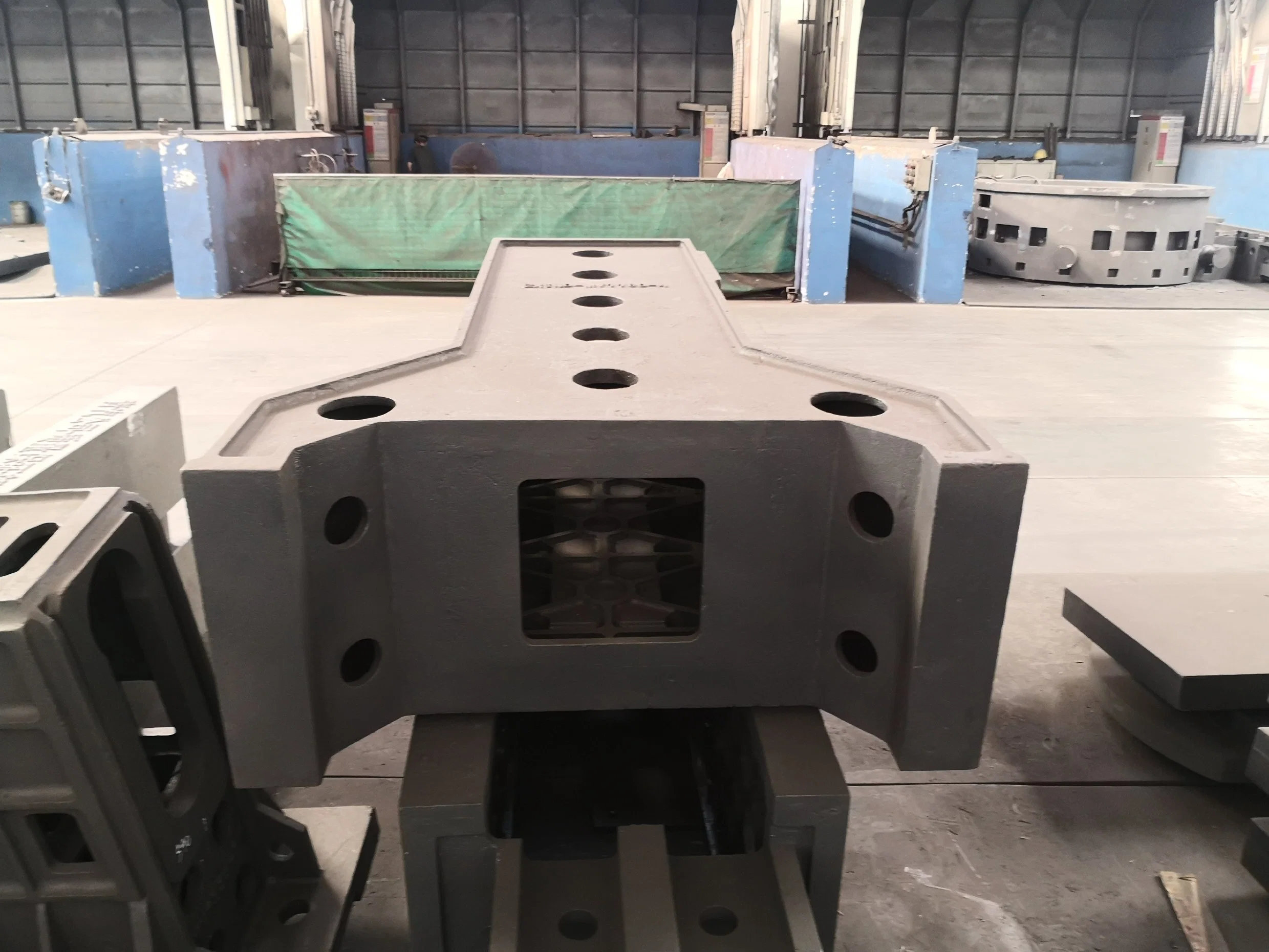 Large Steel Cast Milling Machine Tool Base Bed Frame Sand Casting