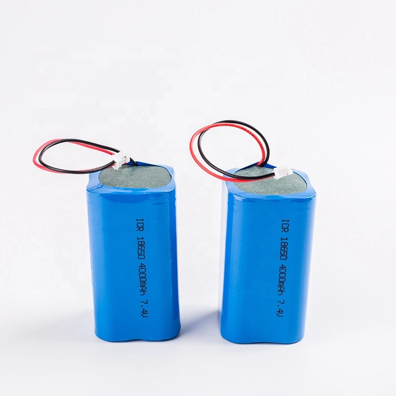 Bateria de iões de lítio recarregável de 18650 7,4V 4400mAh