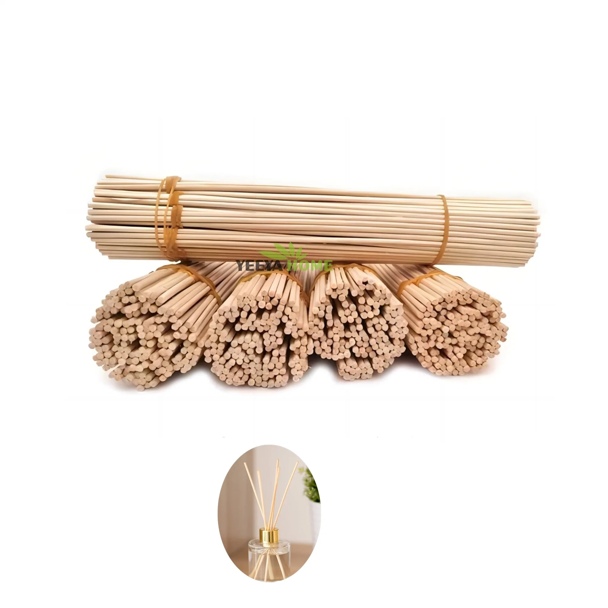 Bulk Home Aromatherapy Fiber Rod Stick Glass Diffuser Bottle Fiber Sticks