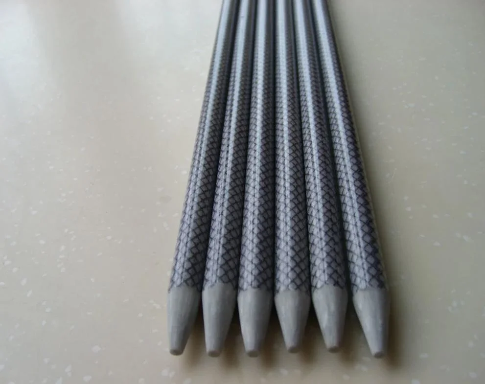 High Flexible Pultruded Glassfibre Stick and FRP Solid Rod for Plant Support