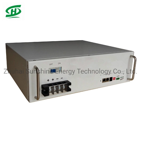 48V 50ah LiFePO4 Lithium Ion Battery Pack with Communication Port for PV Solar Energy Storage