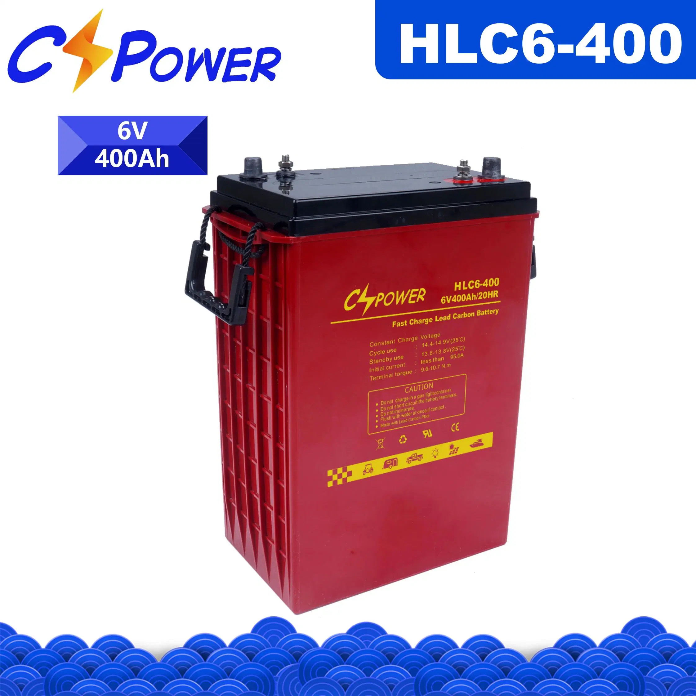 Cspower Battery Hlc 6-400 Fast Charge Long-Life-Lead-Carbon-Battery/UPS-Battery/Inverter-Battery/Maintenance-Free Battery/Energy-Storage-System-Battery