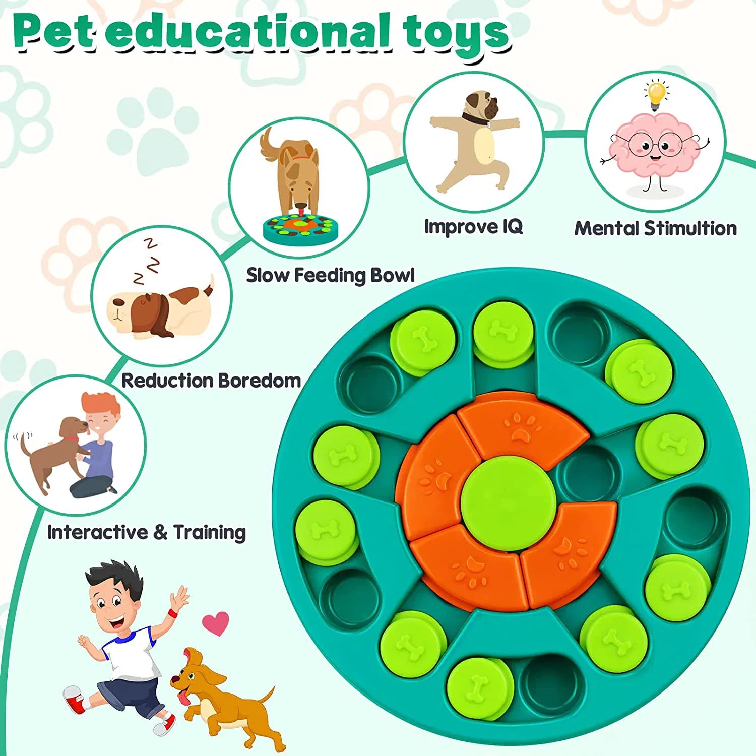 High quality/High cost performance  Pet Supply Multifunctional Pet Leaky Food Toy Interactive Dog Toys