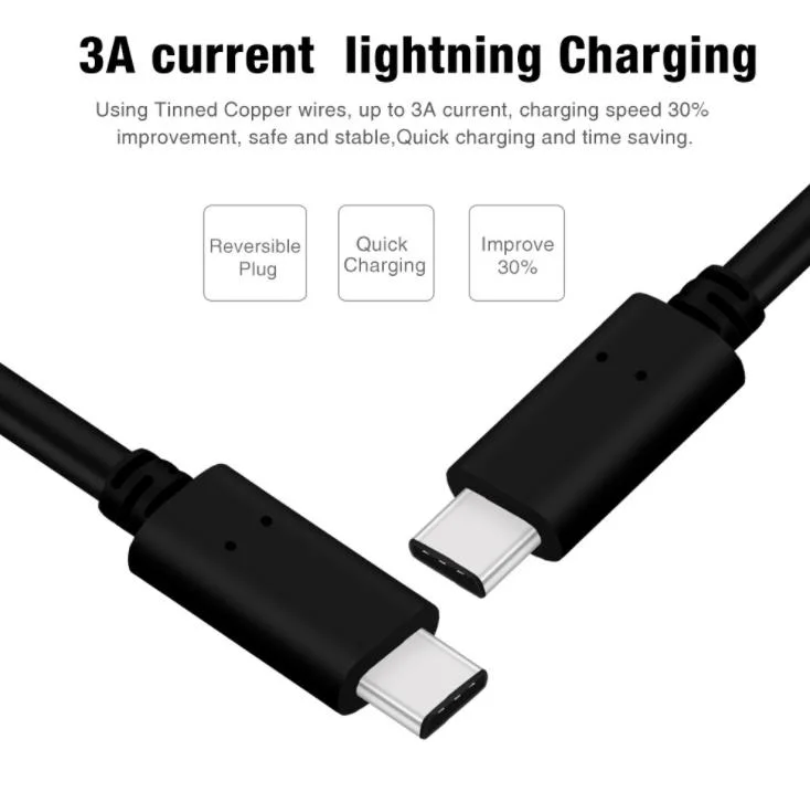 Type C 3.1 to Type C 3.1 Metal Plug PVC Cable