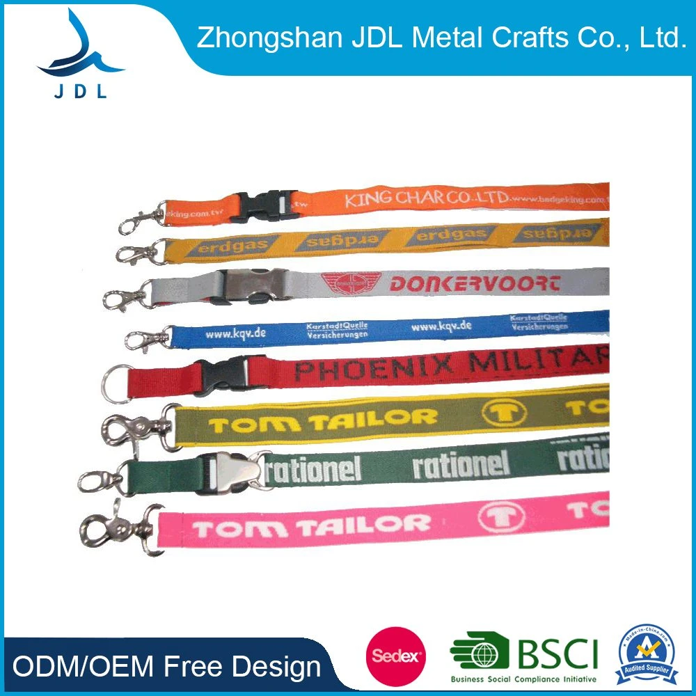 Customized Polyester Lanyards Hanger Hot Sales Heat Transfer (090)