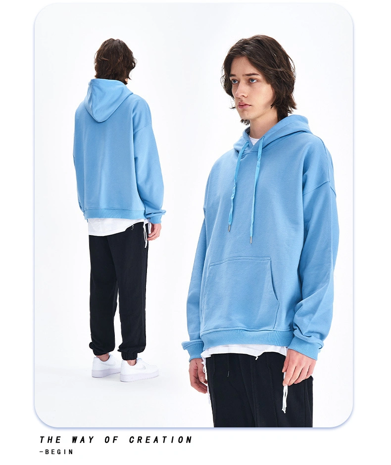 Wholesale/Supplier Hoodies Plus Size Clothing Sportswear Men Woman Hoodies Sweatshirts Solid-Color Hooded Mens Hoodie Streetwear Soccer Jersey