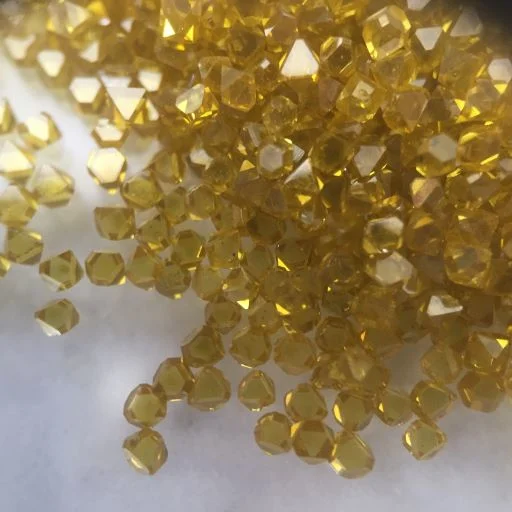 Lab Grown Yellow Hpht Rough Synthetic Diamond 3.2mm for Cutting Tools