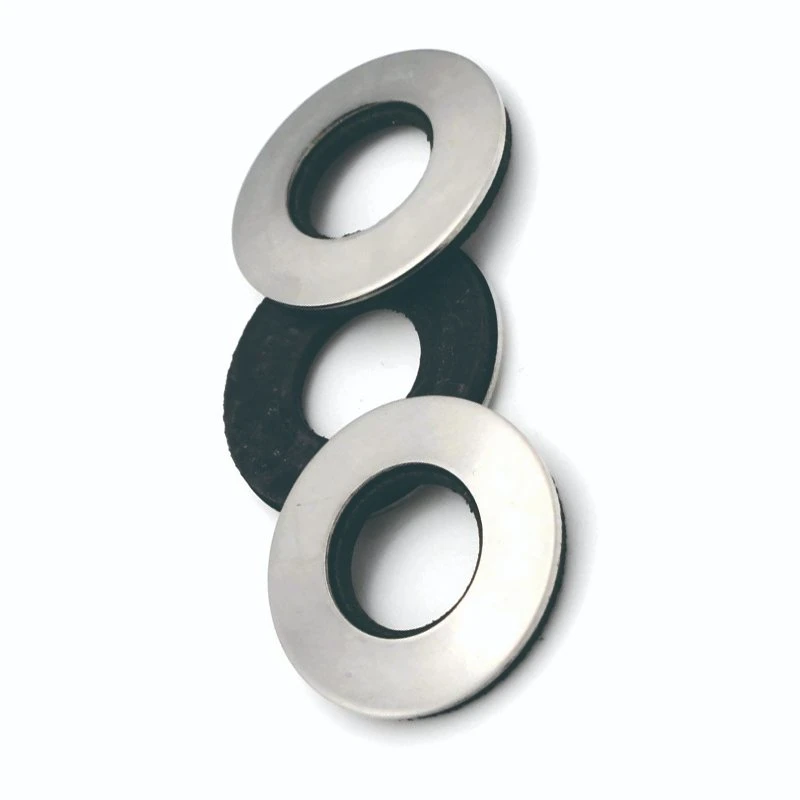 304 Stainless Steel Rubber Washers Neoprene Bonded Sealing