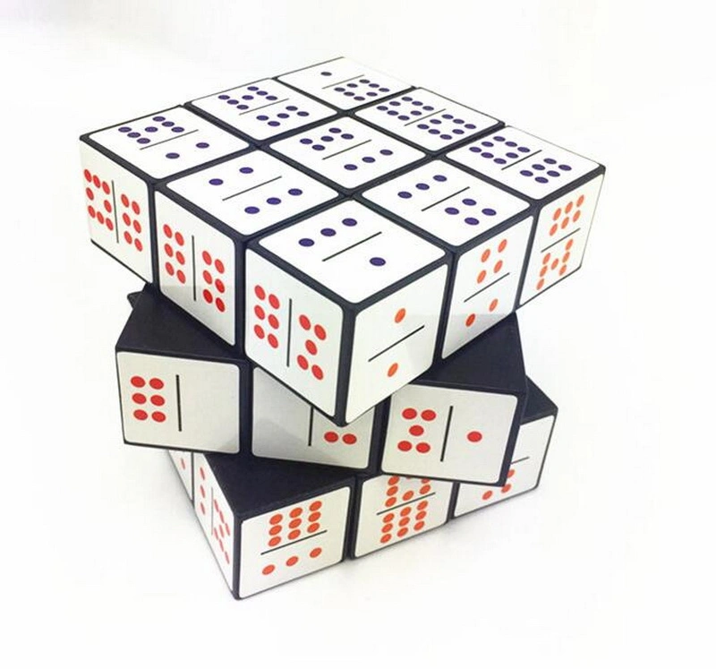 Jeu en plastique professionnel de haute qualité enfants coloré 9cm Magic Cube de vitesse