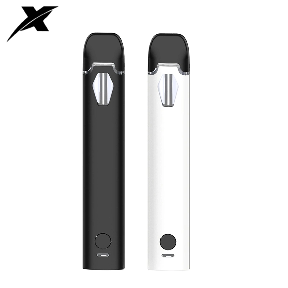 White Label 2ml 2.0ml 2000mg 2g Empty Diposable Vape Pen Thco Hhc DAB D8 D9 D10 Thcx Thcp Thca Full Spectrum Starter Kits Pen Bulk with Ceramic Coil